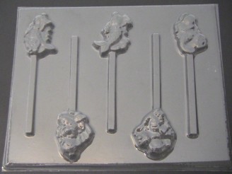 1718 Mermaid Chocolate Candy Lollipop Mold